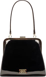 Frances Valentine Lulu Leather Frame Clutch