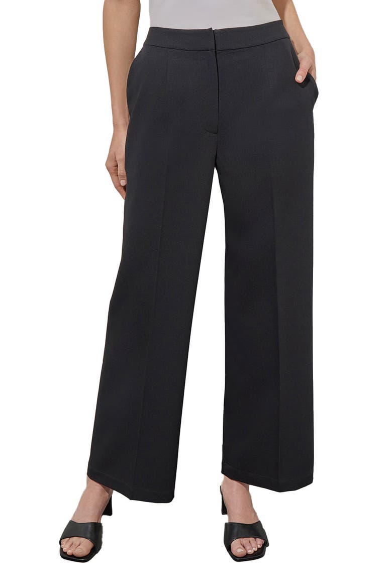Wide Leg Pants, Main, color, BLACK