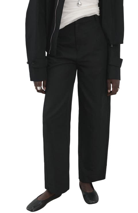 Barrel Cotton & Linen Pants