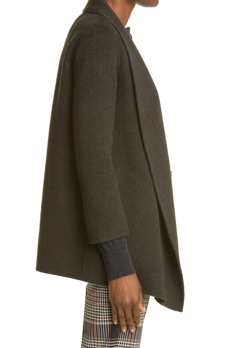 Theory Clairene Luxe Shawl Collar Coat, Alternate, color,