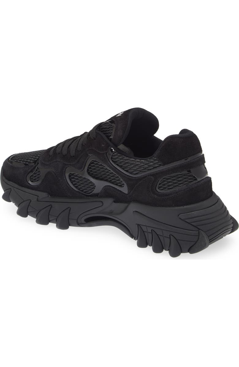 Balmain B-East Mixed Media Sneaker, Alternate, color,