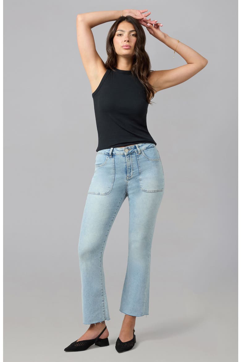 Billie High Rise Bootcut Jeans, Alternate, color, True Denim