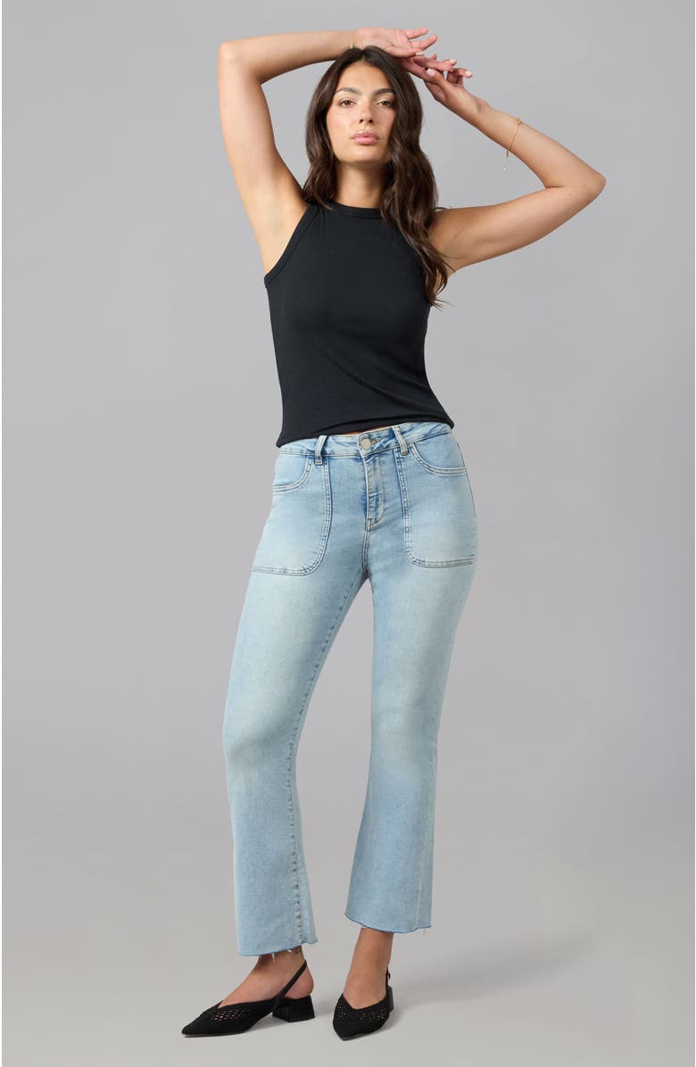 Lola Denim Billie High Rise Bootcut Jeans, Alternate, color, True Denim