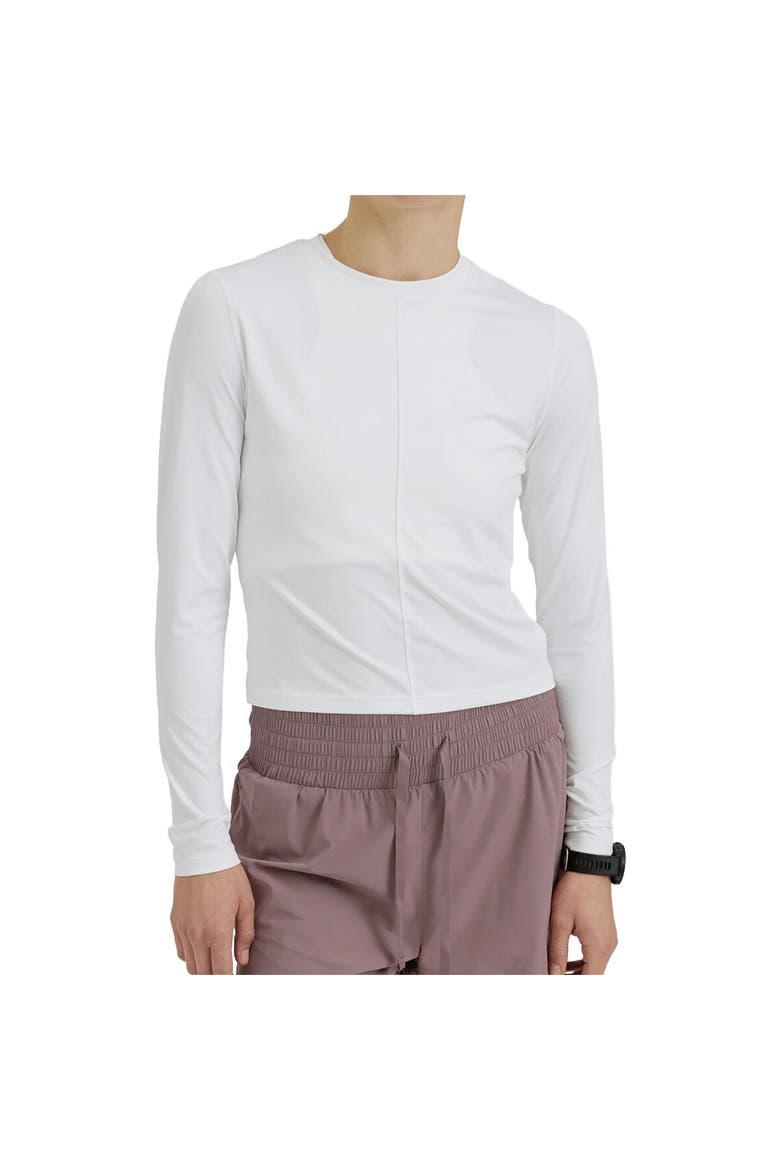 Super Soft Fitted Long-Sleeve Top, Main, color, Salt