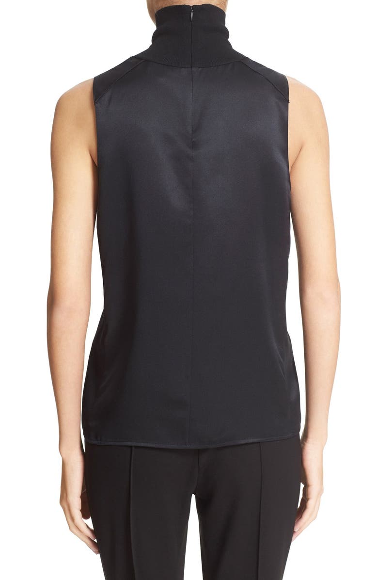 rag & bone 'Singer' Silk Sleeveless Turtleneck Top, Alternate, color,