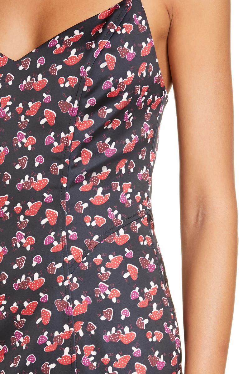 STAUD Chelsea Mushroom Print Sundress, Alternate, color,