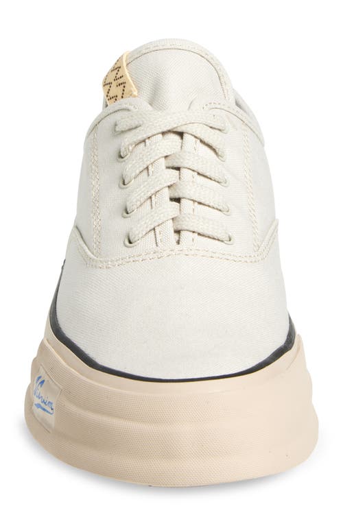 Visvim Men's Logan Deck Lo Sipe Sneakers In Ivory