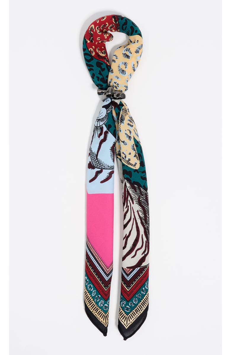 Bimba y Lola Cats, Heart Borders Scarf Charm, Main, color, 