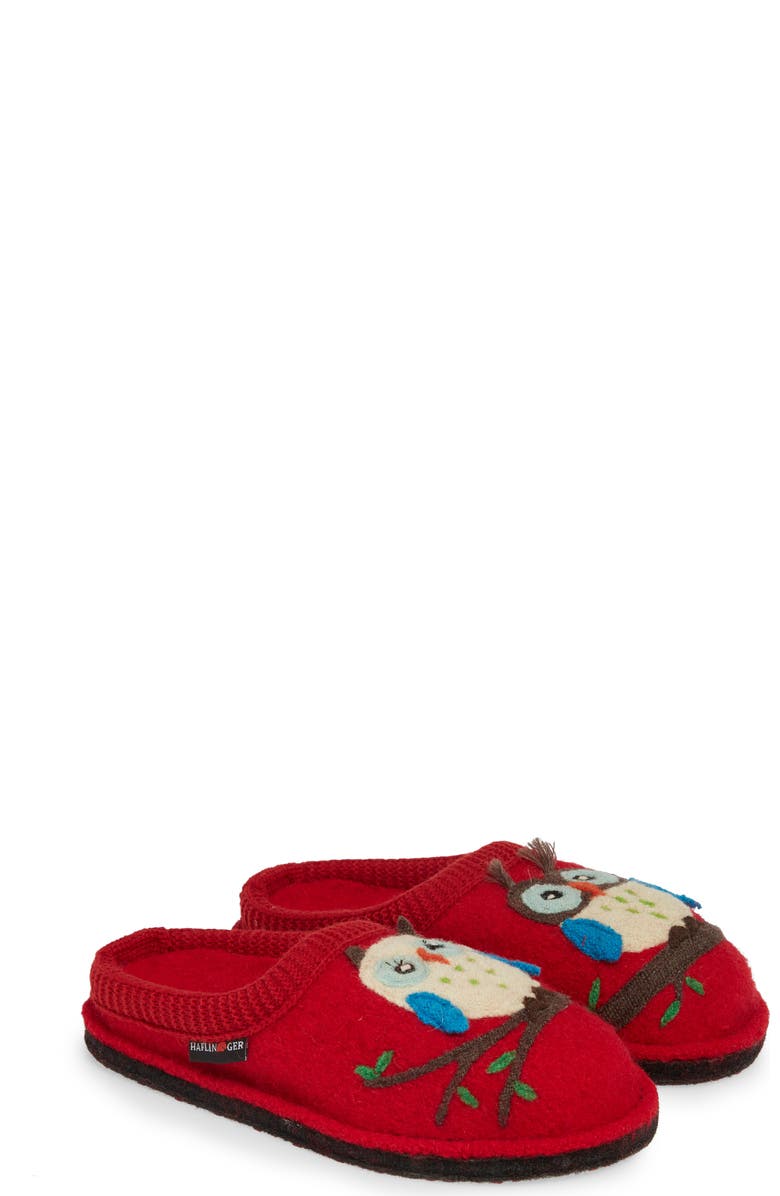 Haflinger Olivia Owl Slippers, Alternate, color,