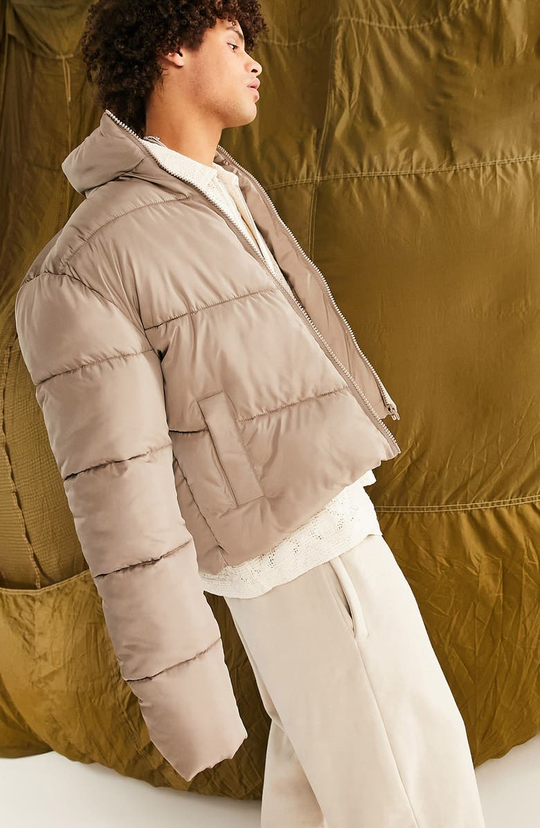 ASOS DESIGN Puffer Jacket, Alternate, color,