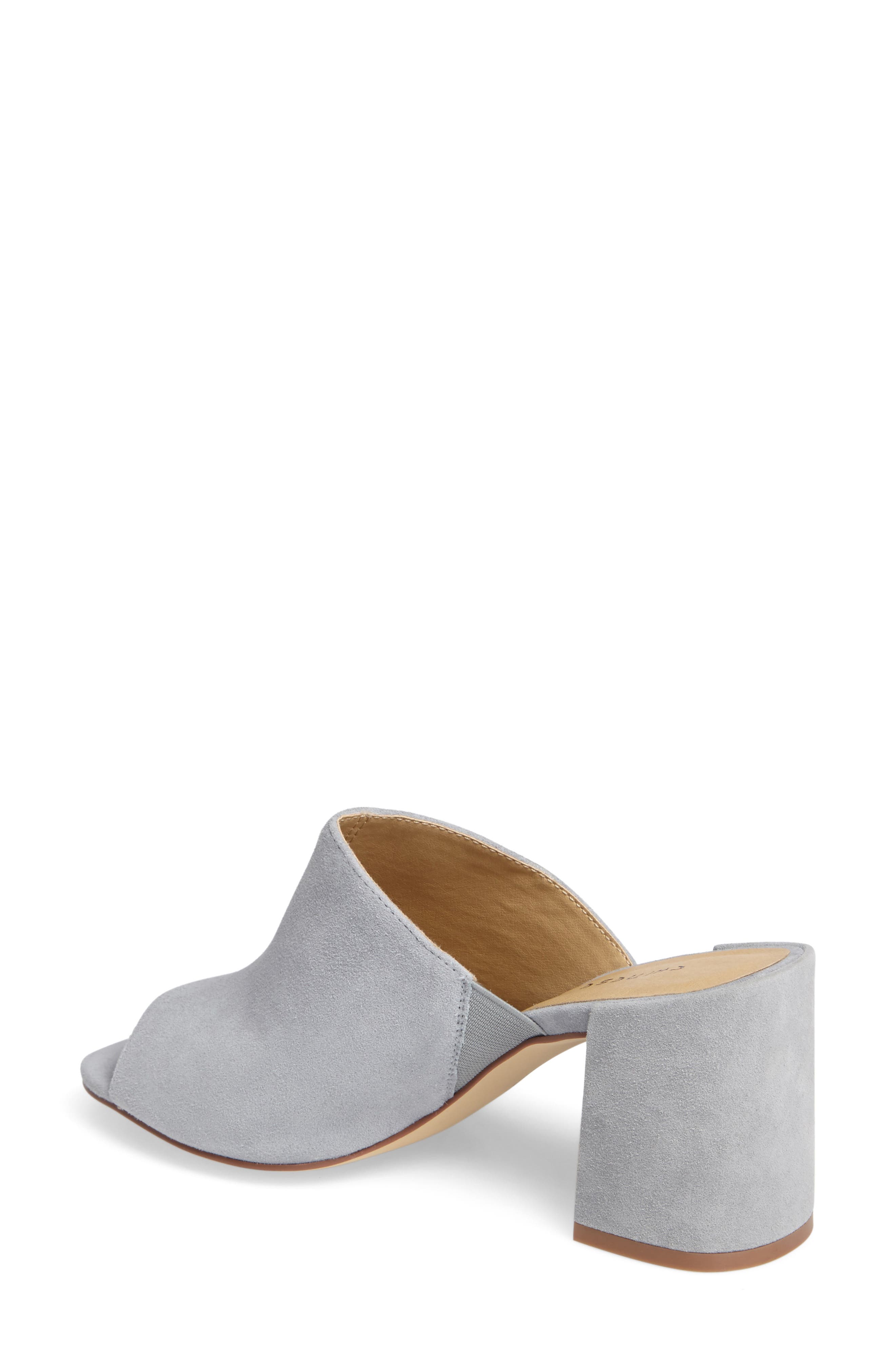 Sammy Slide Sandal, Alternate, color, CHAMBRAY SUEDE