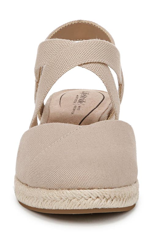 Lifestride Kimmie Ankle Strap Espadrille Sandal In Taupe