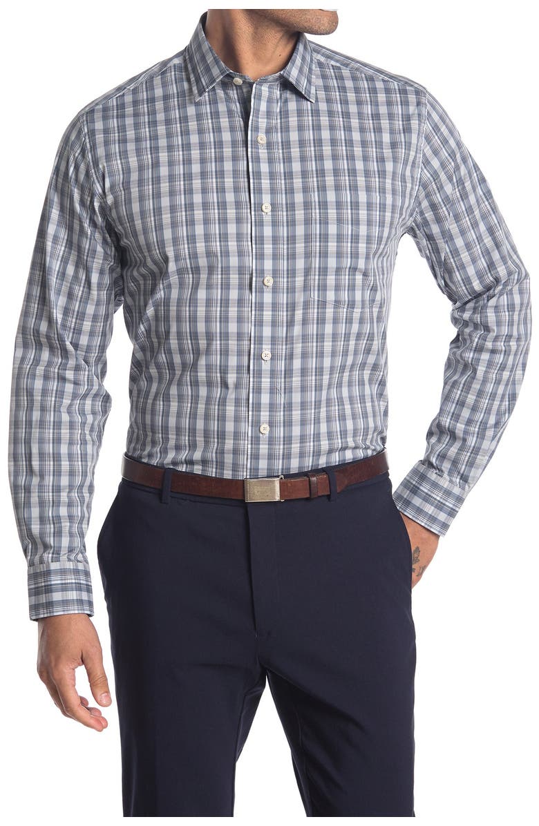 Cole Haan Plaid Sport Shirt, Main, color, 