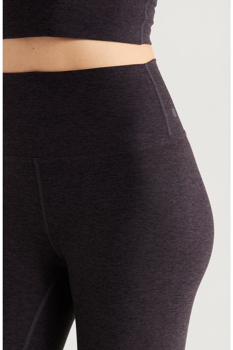 Renew Mélange High Waist Leggings, Alternate, color, BLACK MELANGE