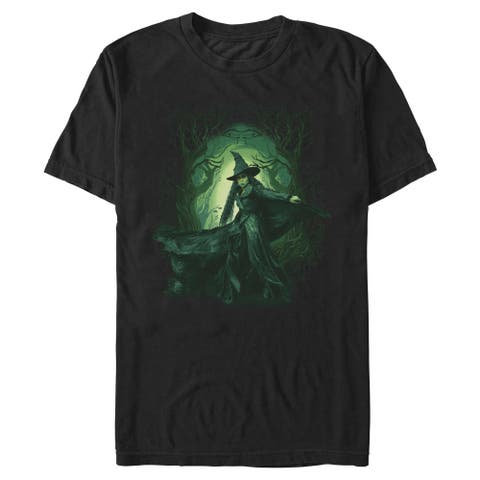 Men's Wicked For Good Elphaba Green Forest  Graphic T-Shirt