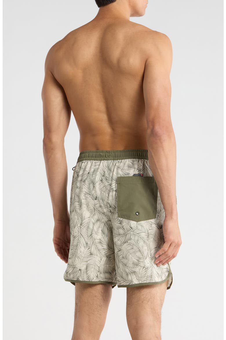 Tackle Volley Swim Shorts, Alternate, color, DUSTY OLIVE