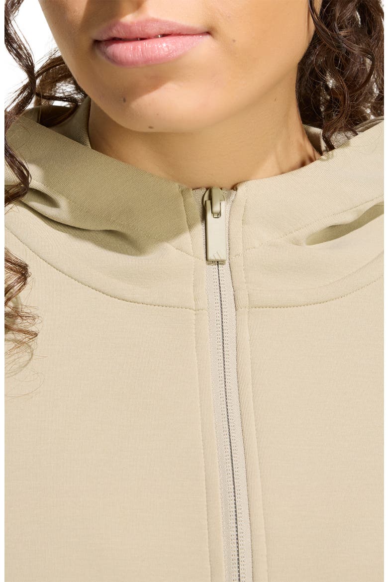 Soft Lux Zip Front Hoodie, Alternate, color, WONDER CARGO