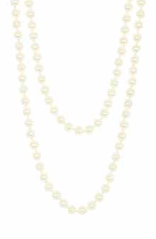 NORDSTROM RACK Layered Faux Pearl Necklace