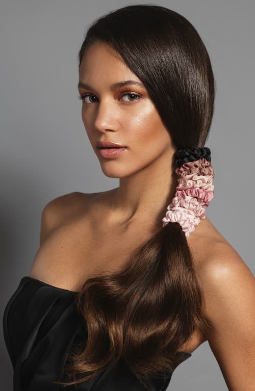 The Hair Edit Ruched Ribbon 8-pack Scrunchies In Multi