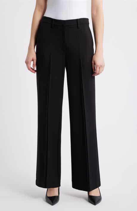 The Saddy Inverted Pleat Wide Leg Pants