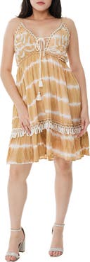 RANEES Embroidered Minidress