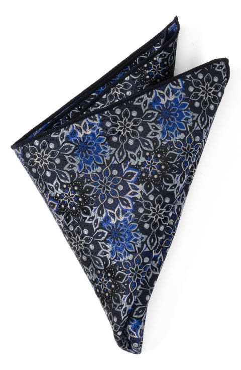 Floral Silk Pocket Square