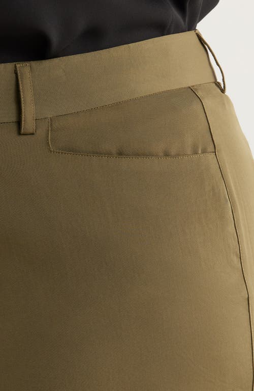 Tahari Asl Brushed Woven Straight Leg Pants