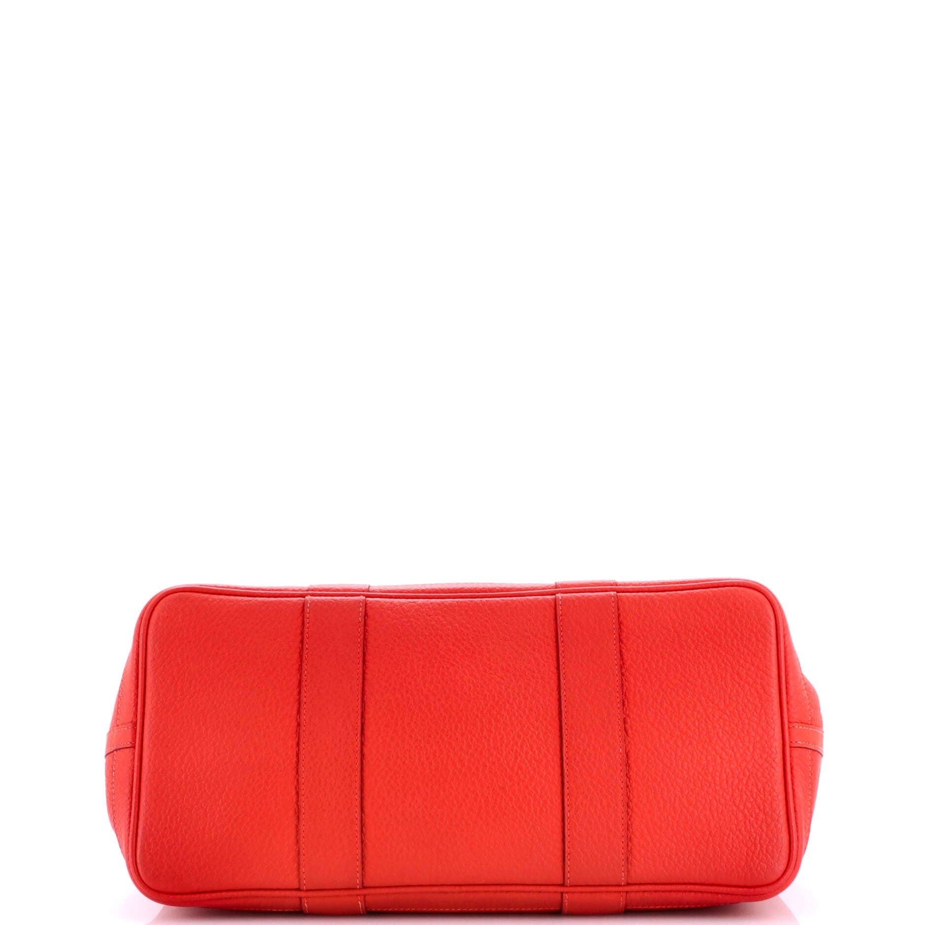 Pre-Owned Hermes Garden Party Tote Leather 36, Alternate, color, Geranium