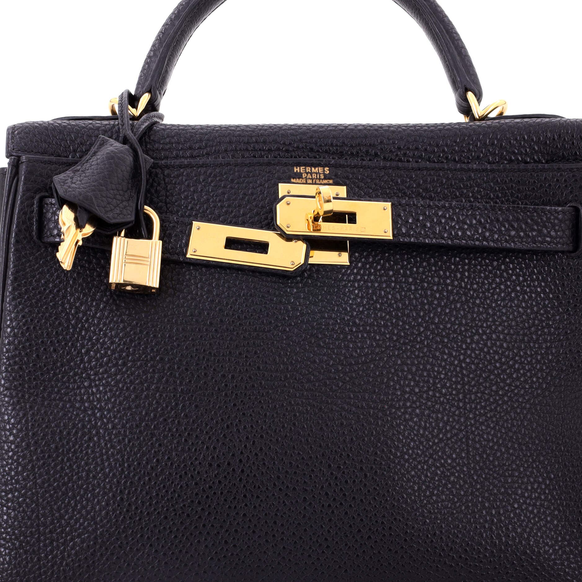Kelly Handbag Black Togo with Gold Hardware 28, Alternate, color, Noir