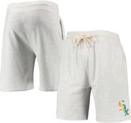 CONCEPTS SPORT Men's Concepts Sport Oatmeal Chicago White Sox Mainstream Logo Terry Tri-Blend Shorts