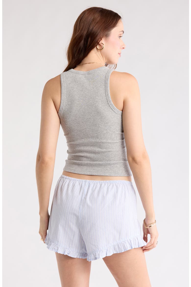 Rib Tank, Alternate, color, GREY HEATHER