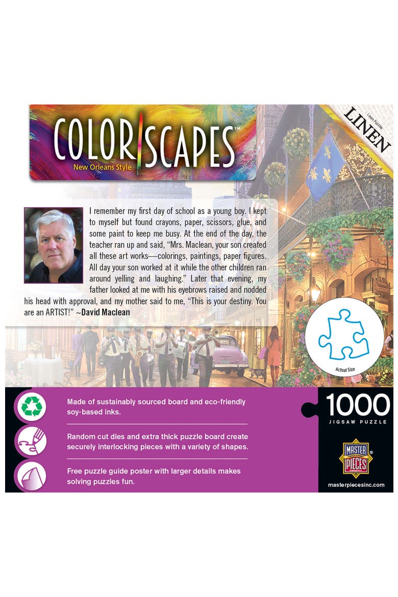New Orleans Style 1000 Piece Puzzle, Alternate, color, Multicolor
