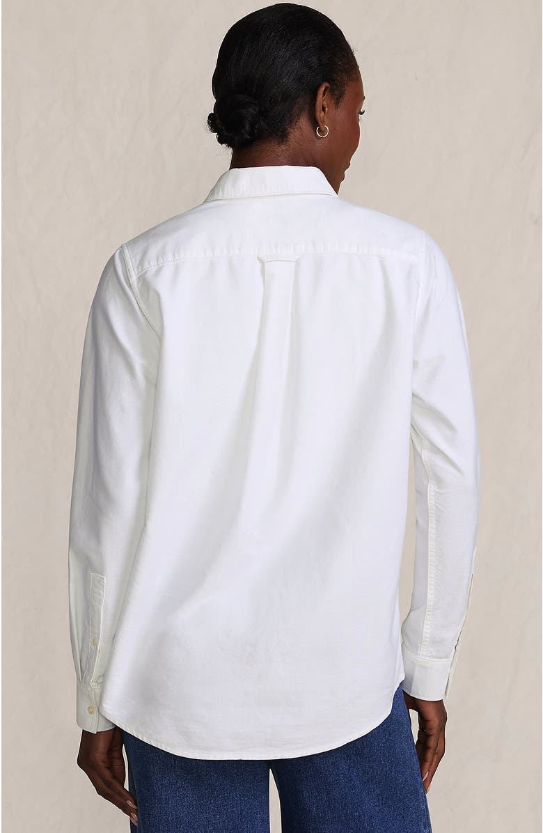 Lands' End Oxford Shirt, Alternate, color, White