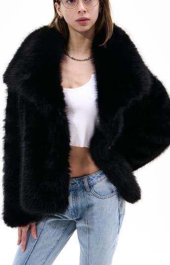 Old Hollywood Faux Fur Jacket