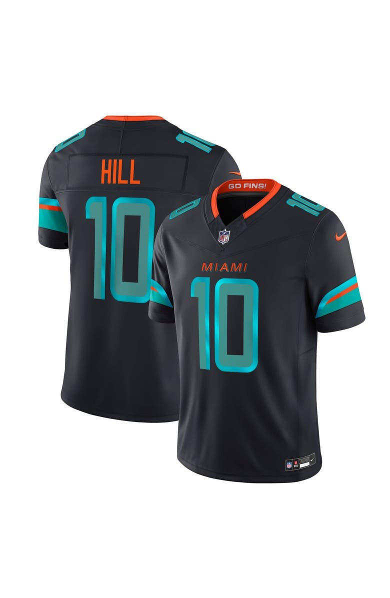 Nike Men's Nike Tyreek Hill Pitch Blue Miami Dolphins 2025 Rivalries Collection Limited Jersey, Main, color, Navy