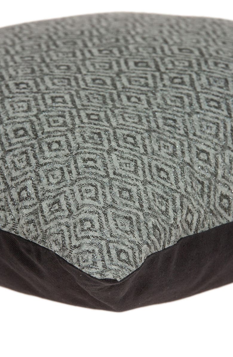 PARKLAND COLLECTION Mudra Transitional Pillow - 20" x 20" - Grey, Alternate, color, Grey