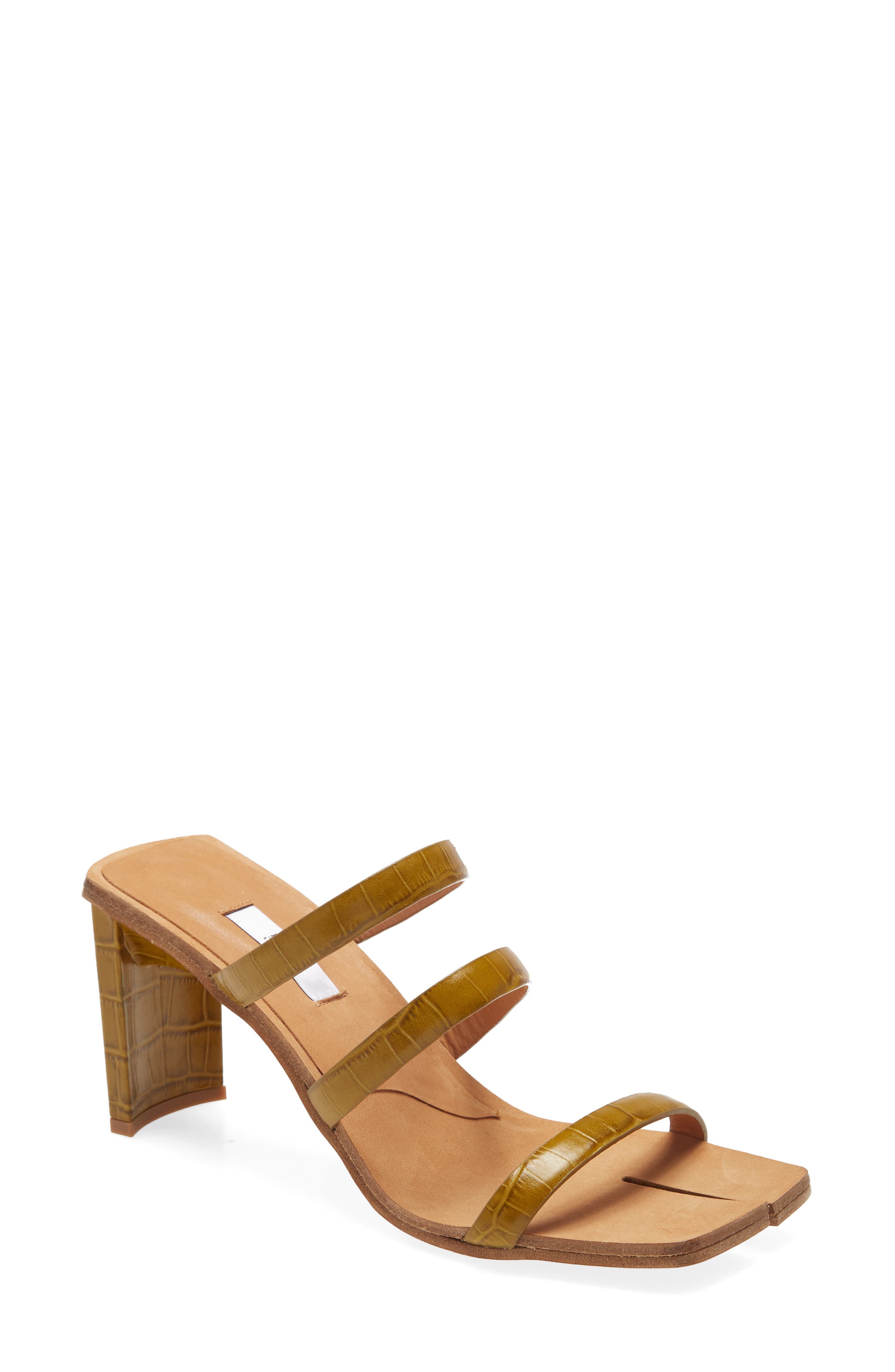 Joanne Strappy Sandal, Main, color, SEAWEED CROC