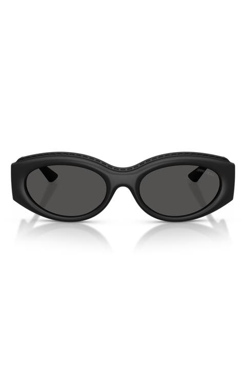 54mm Oval Sunglasses