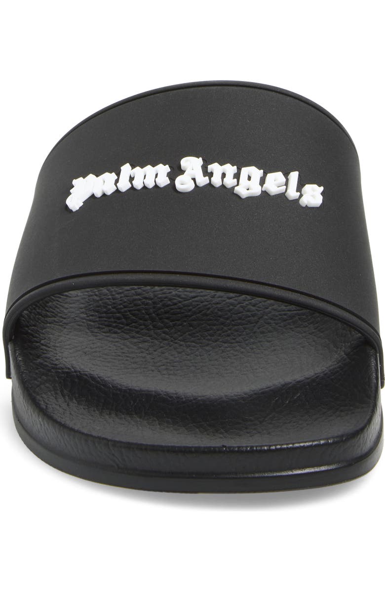 Palm Angels Logo Pool Slide Sandal, Alternate, color,