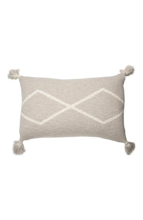 Oasis Tassel Knit Accent Pillow