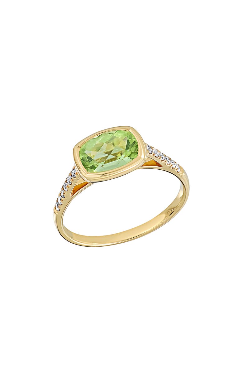 Bony Levy El Mar Peridot & Pavé Diamond Ring, Main, color, 
