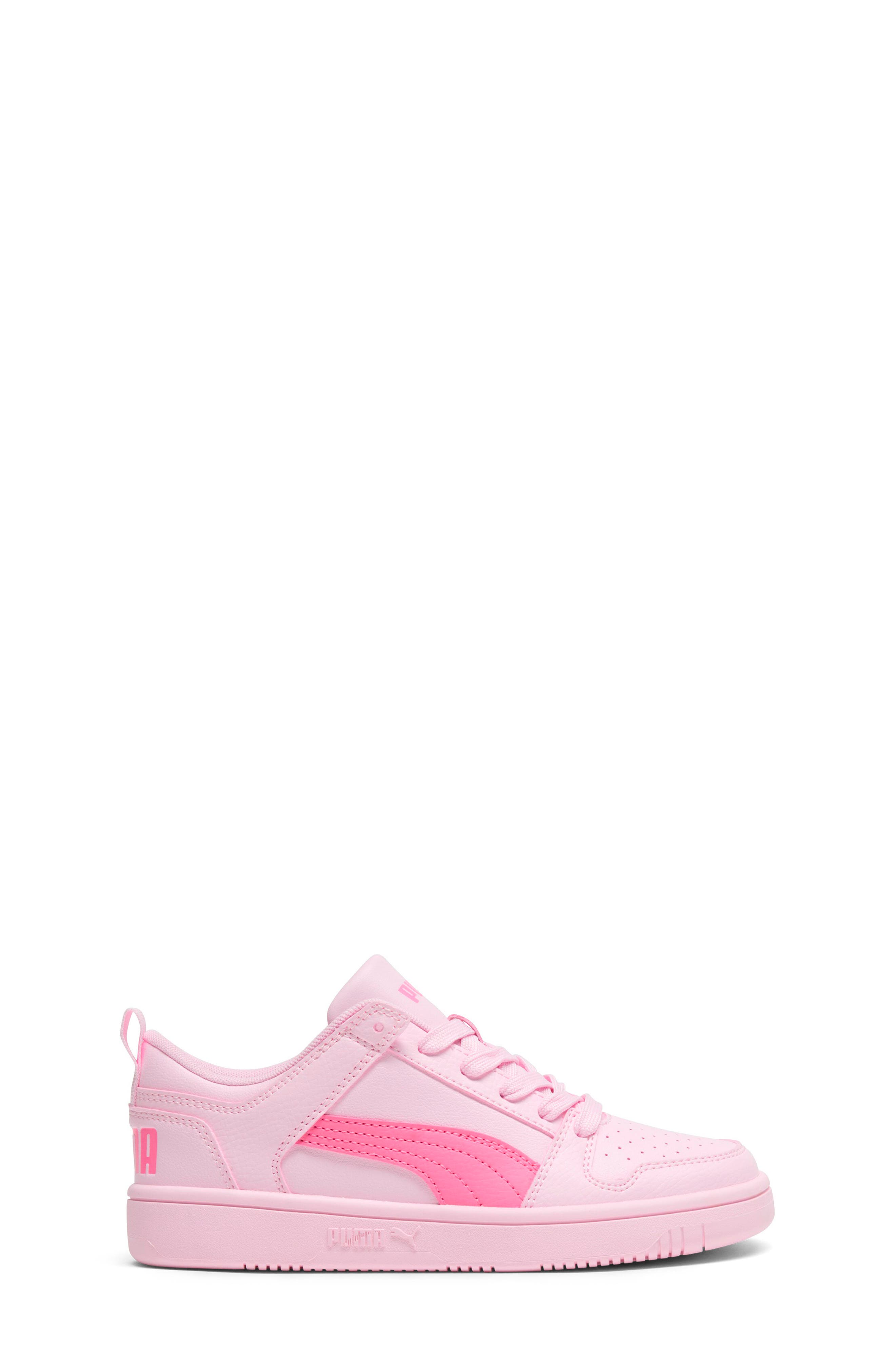 Kids' Rebound Layup Low Top Sneaker, Alternate, color, PEARL PINK/ FAST PINK