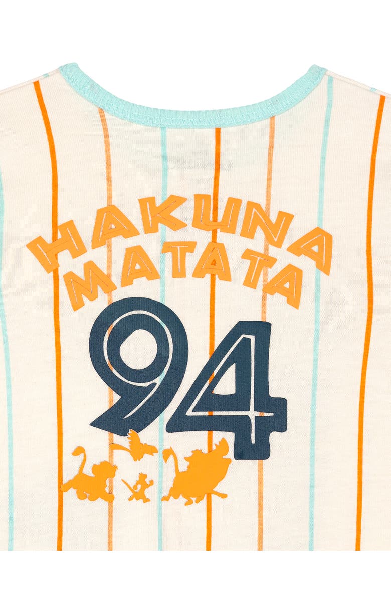 Disney Lion King Simba Athletic One Piece Romper, Alternate, color, Light Blue Simba