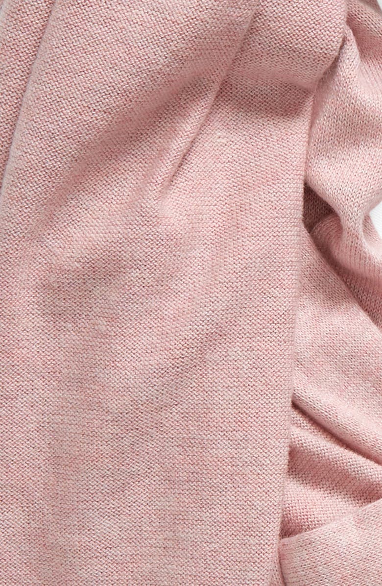 Nordstrom Transitional Knit Travel Wrap, Alternate, color, Pink Zephyr Heather