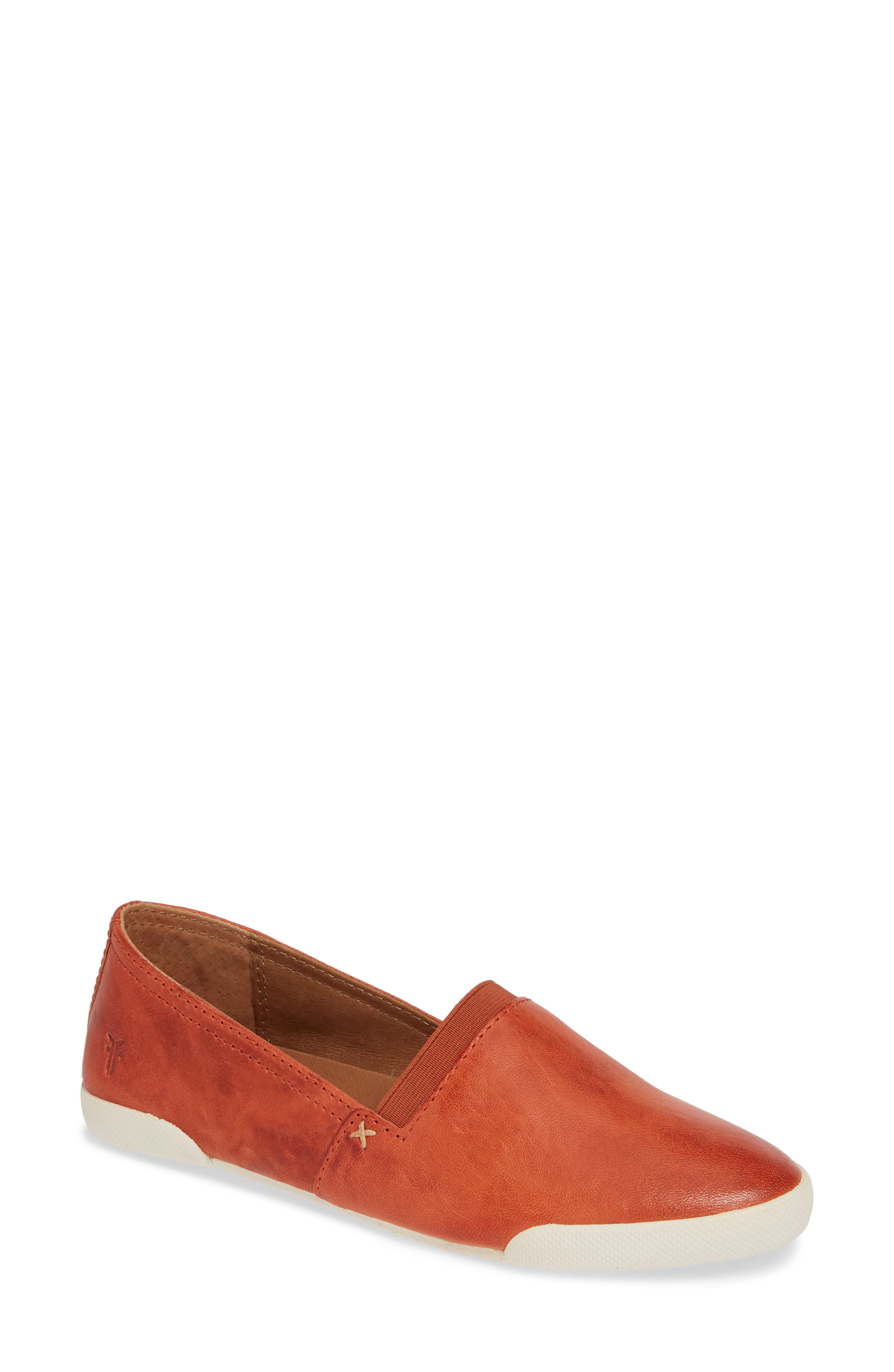 'Melanie' Slip-On, Main, color, SUNSET ORANGE