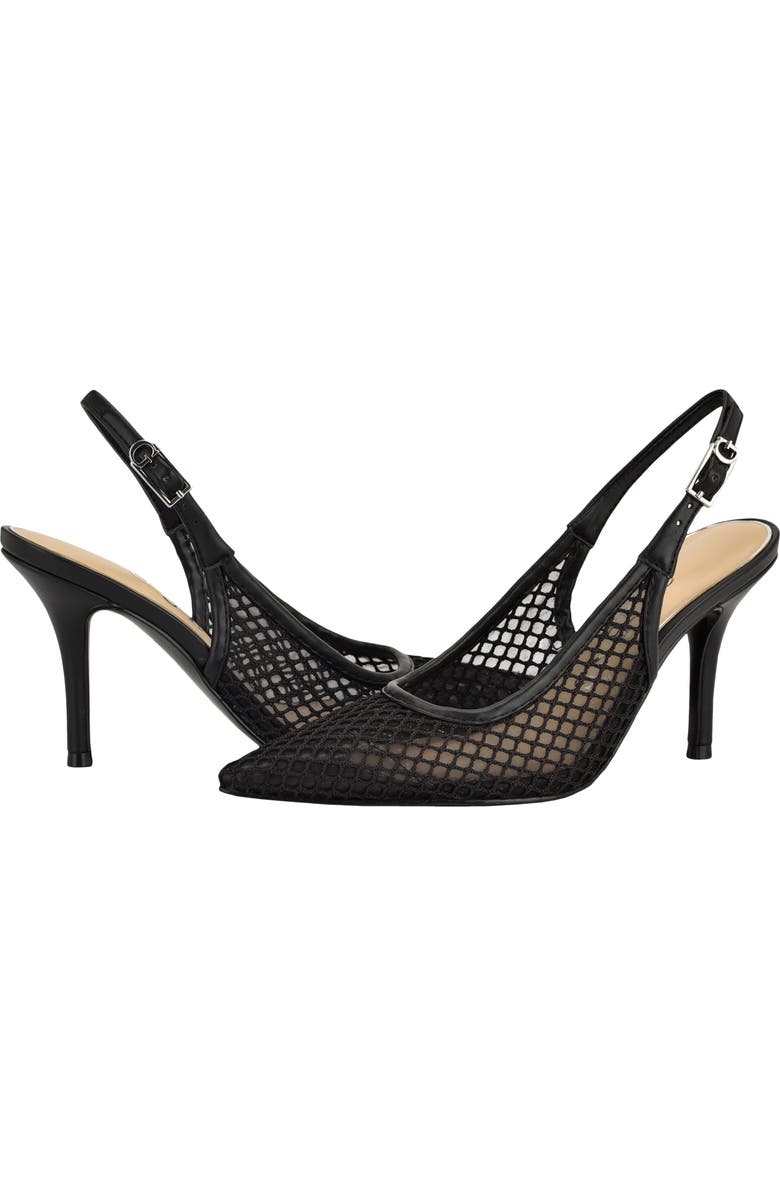 GUESS Pandy Slingback Pointed Toe Pump, Alternate, color, Black