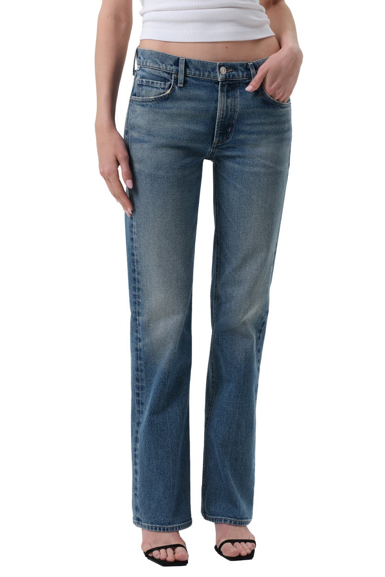 Genova Low Rise Bootcut Jeans, Main, color, CLAIRO