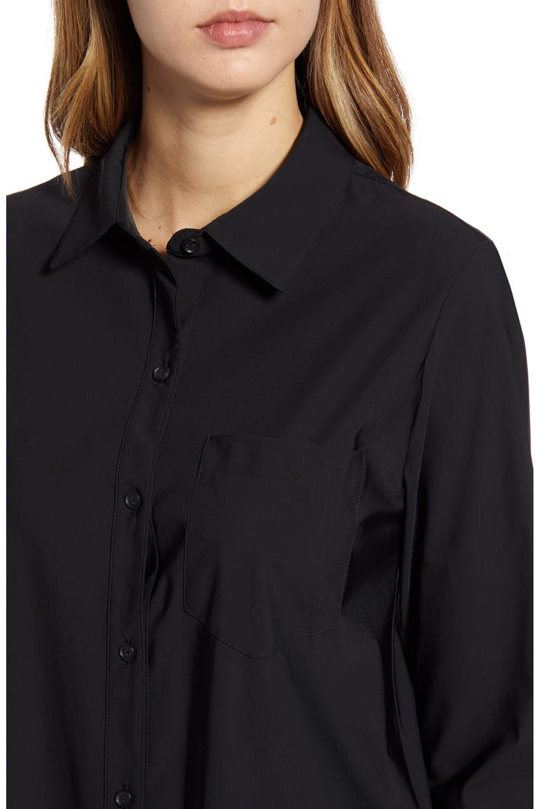 'Lyssentials Schiffer Shirt, Alternate, color, BLACK