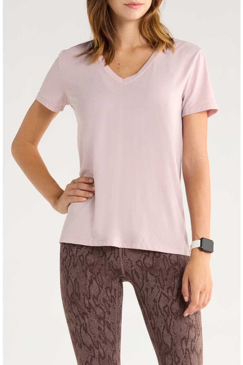Breathe Active T-Shirt, Main, color, PURPLE LILAC