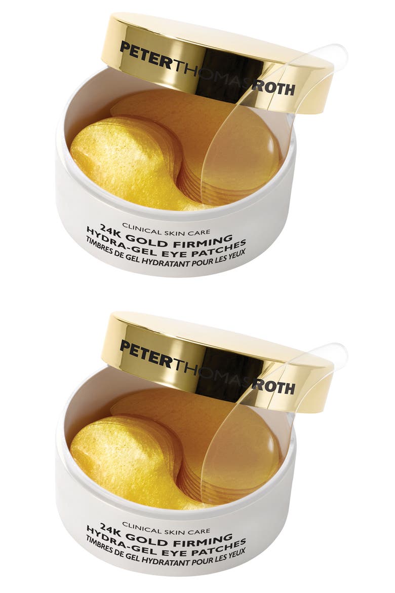 24K Gold Firming Hydra-Gel Eye Patches Duo Set $150 Value, Main, color, NO COLOR